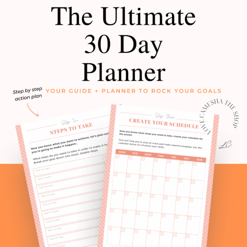 Ultimate 30 Day Planner